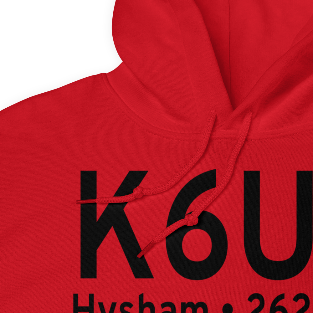 Hysham Airport (K6U7) ICAO Hoodie Sweatshirt 