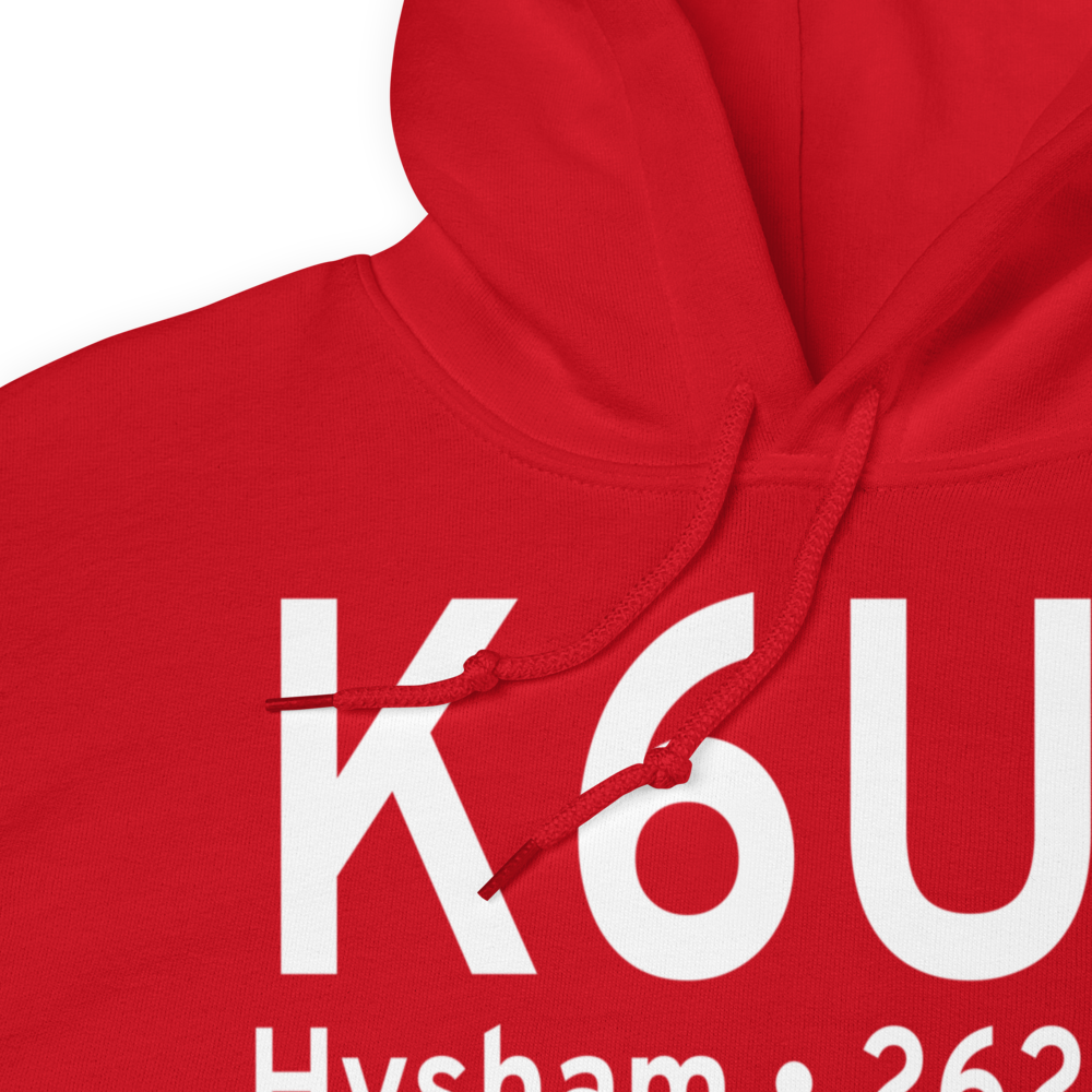 Hysham Airport (K6U7) ICAO Hoodie Sweatshirt 
