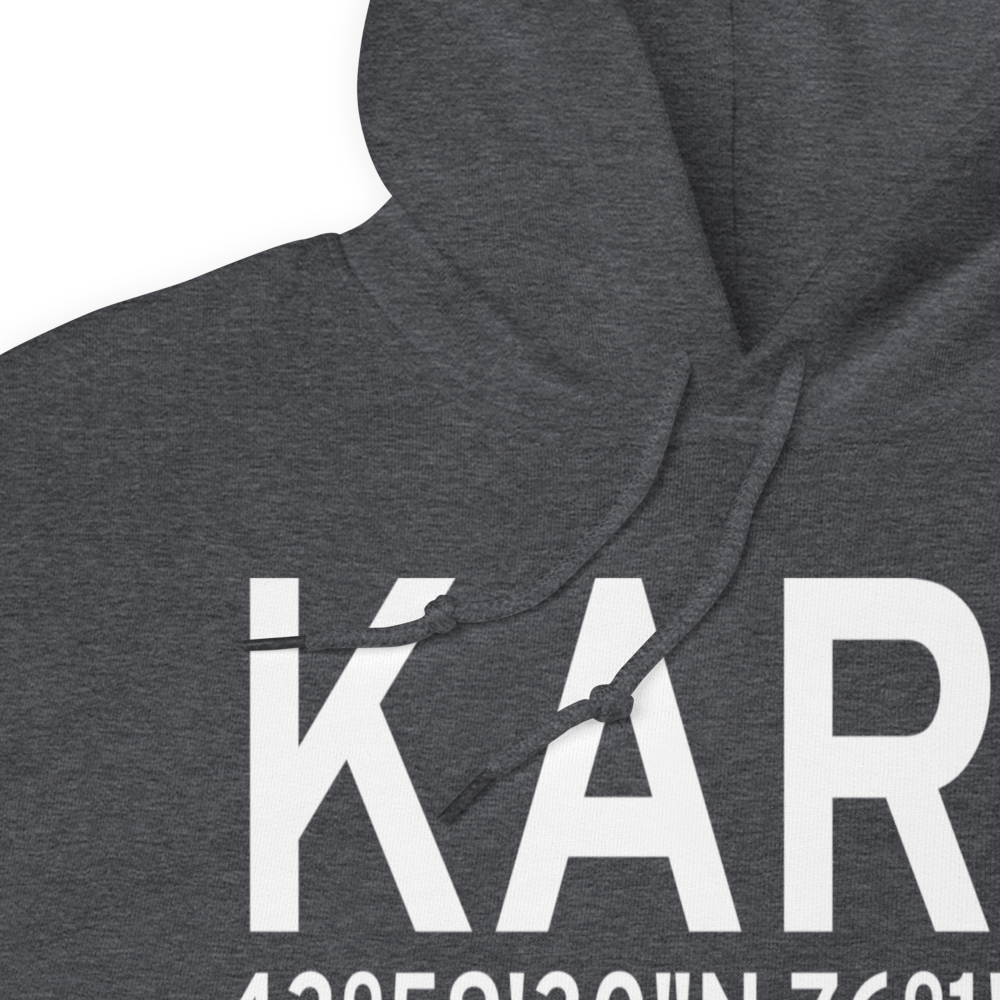 Watertown International Airport (KART) ICAO Hoodie Sweatshirt 