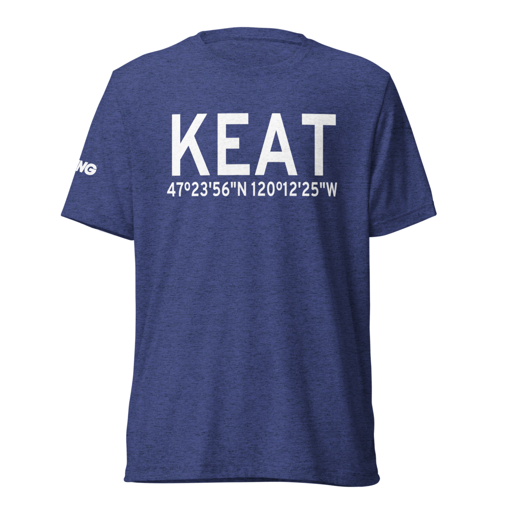 Pangborn Memorial Airport (KEAT) ICAO Tri-blend T-Shirt 