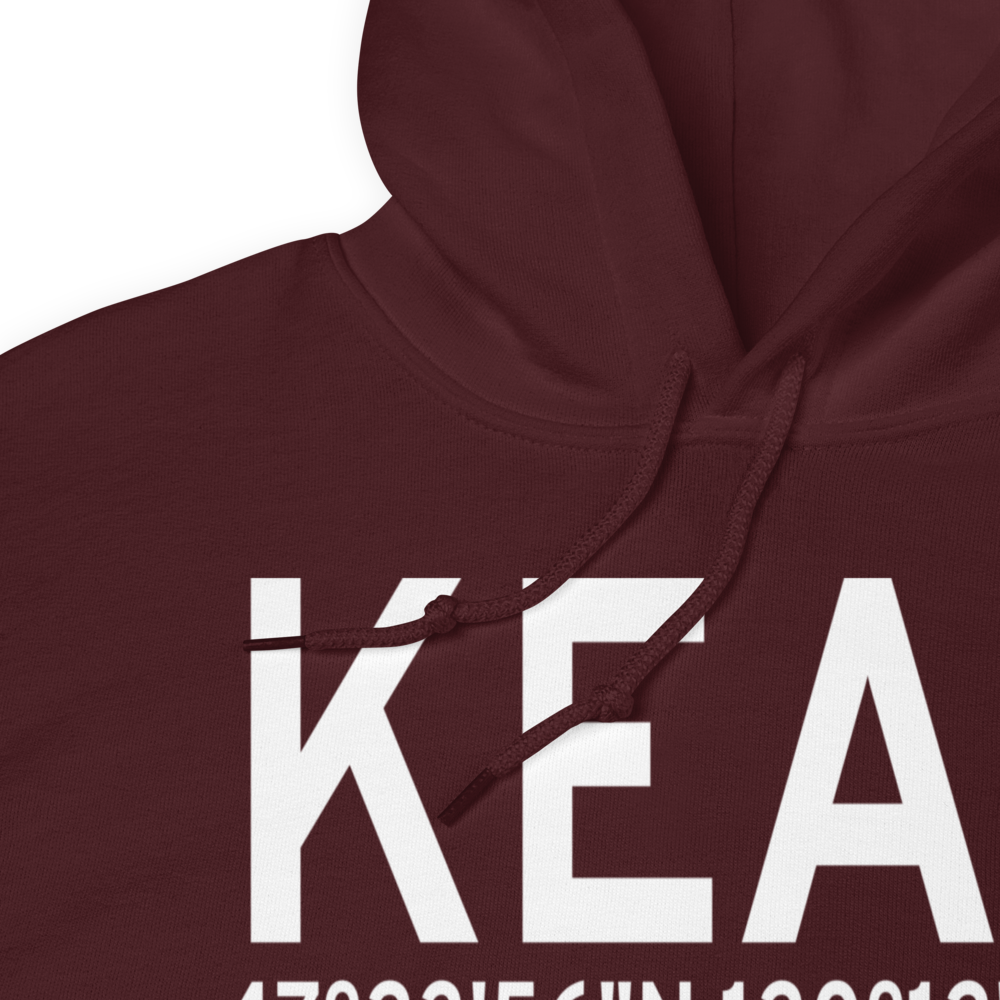 Pangborn Memorial Airport (KEAT) ICAO Hoodie Sweatshirt 