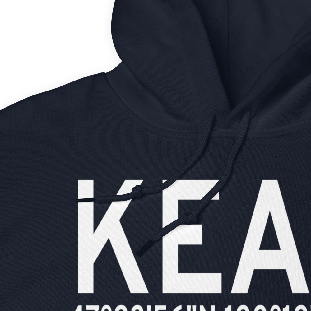 Pangborn Memorial Airport (KEAT) ICAO Hoodie Sweatshirt 