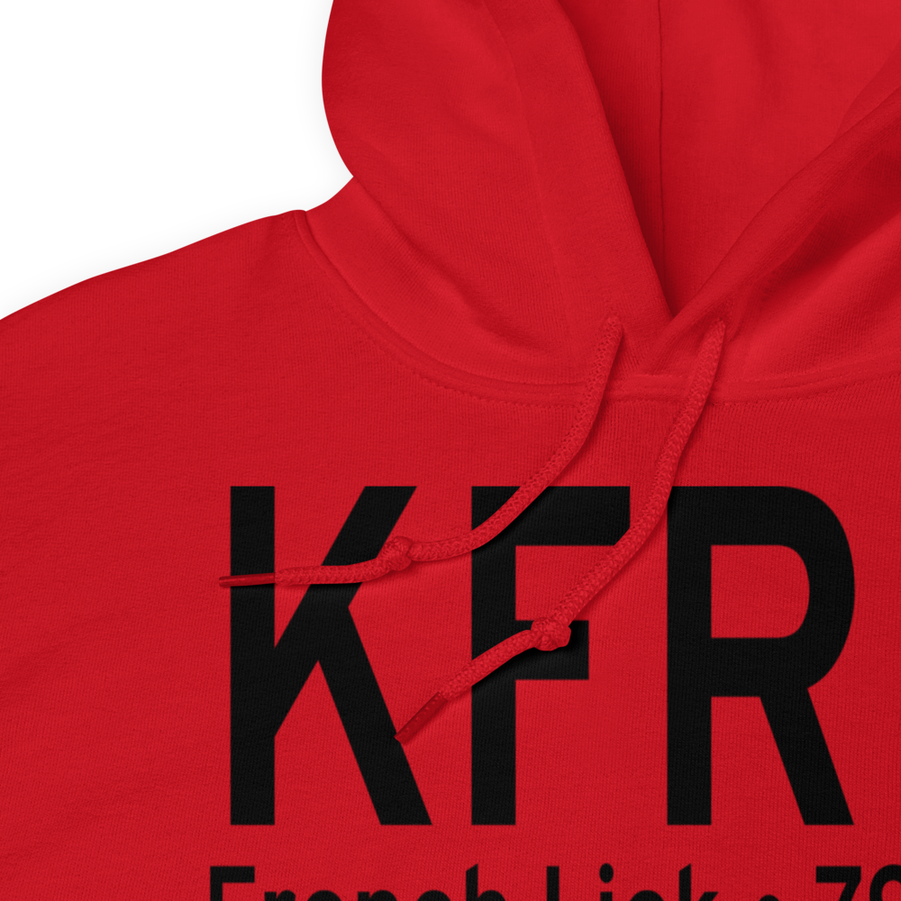 French Lick Municipal Airport (KFRH) ICAO Hoodie Sweatshirt 