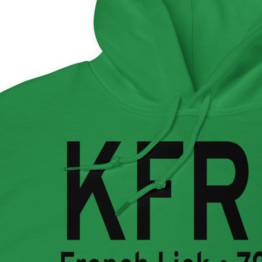 French Lick Municipal Airport (KFRH) ICAO Hoodie Sweatshirt 