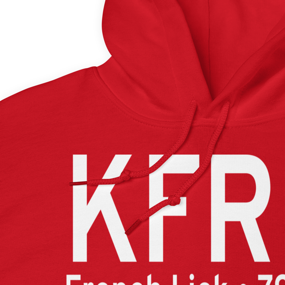 French Lick Municipal Airport (KFRH) ICAO Hoodie Sweatshirt 