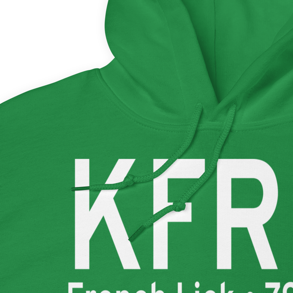 French Lick Municipal Airport (KFRH) ICAO Hoodie Sweatshirt 
