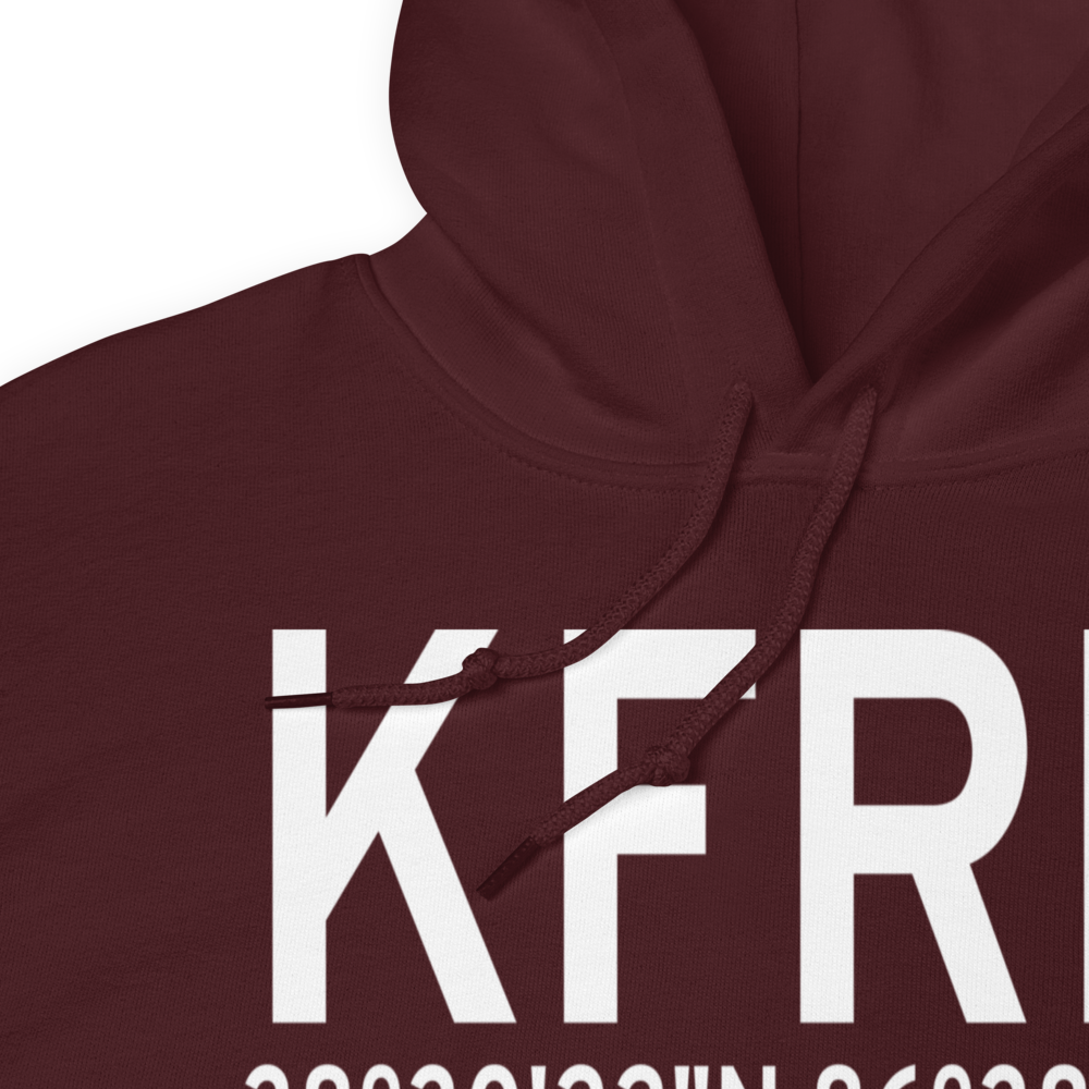 French Lick Municipal Airport (KFRH) ICAO Hoodie Sweatshirt 