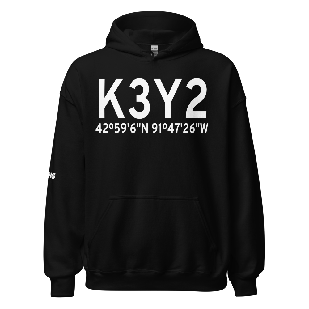 George L Scott Municipal Airport (K3Y2) ICAO Hoodie Sweatshirt 