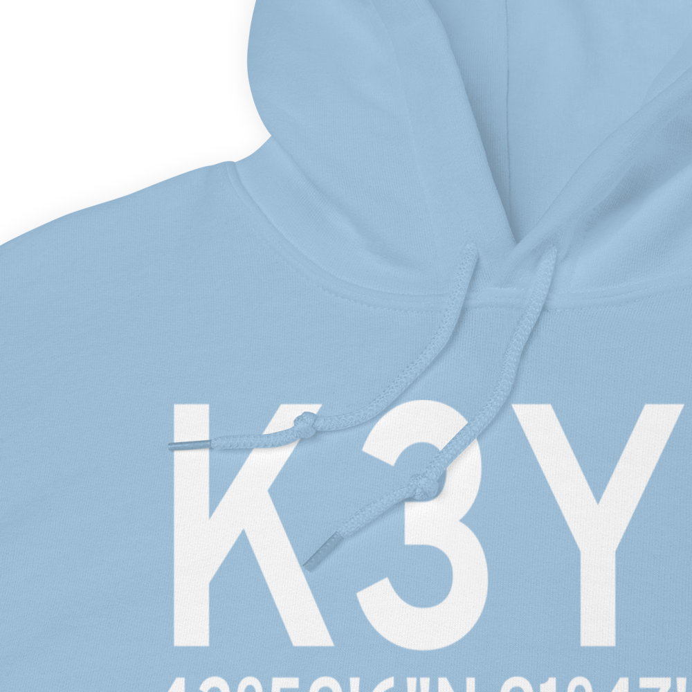 George L Scott Municipal Airport (K3Y2) ICAO Hoodie Sweatshirt 