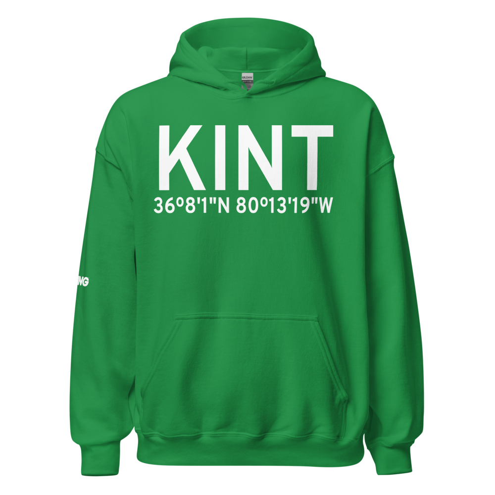 Smith Reynolds Airport (KINT) ICAO Hoodie Sweatshirt 