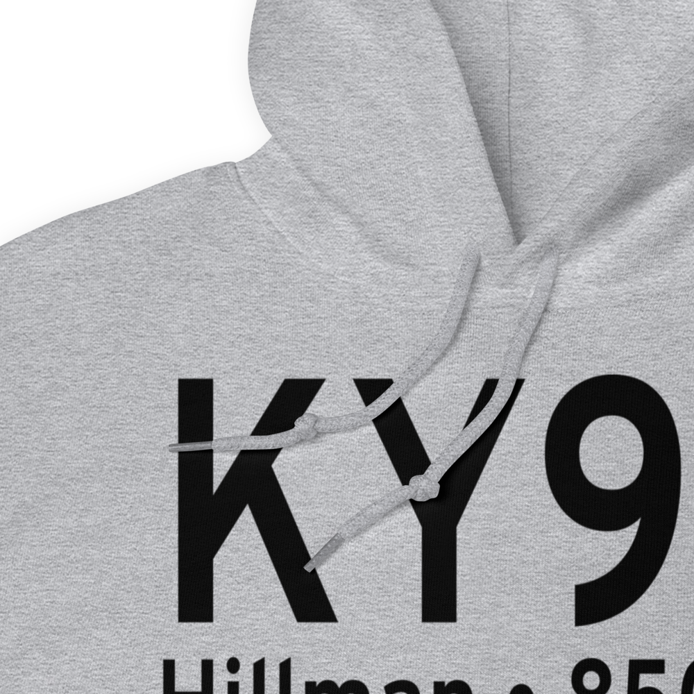 Hillman Airport (KY95) ICAO Hoodie Sweatshirt 