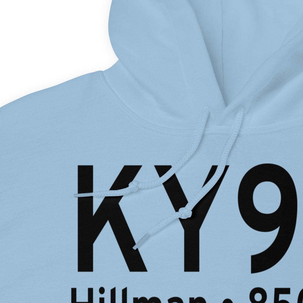 Hillman Airport (KY95) ICAO Hoodie Sweatshirt 