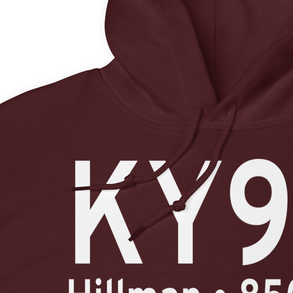 Hillman Airport (KY95) ICAO Hoodie Sweatshirt 