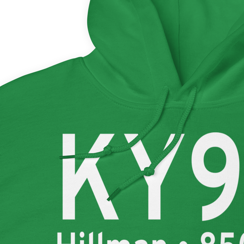 Hillman Airport (KY95) ICAO Hoodie Sweatshirt 