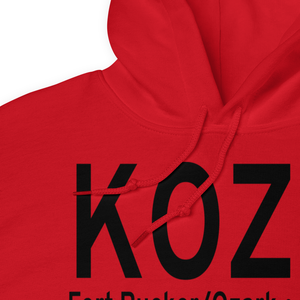 Cairns AAF (Fort Rucker) Air Field (KOZR) ICAO Hoodie Sweatshirt 