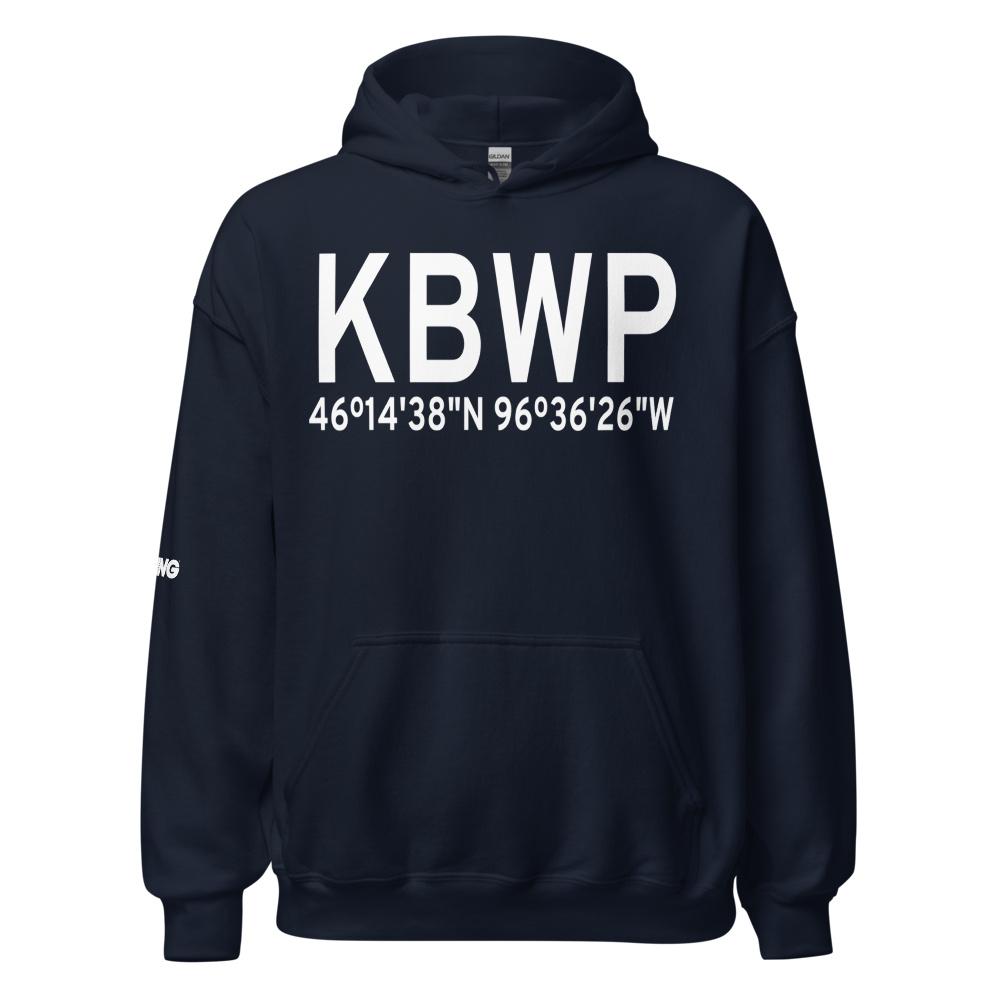 Harry Stern Airport (KBWP) ICAO Hoodie Sweatshirt 