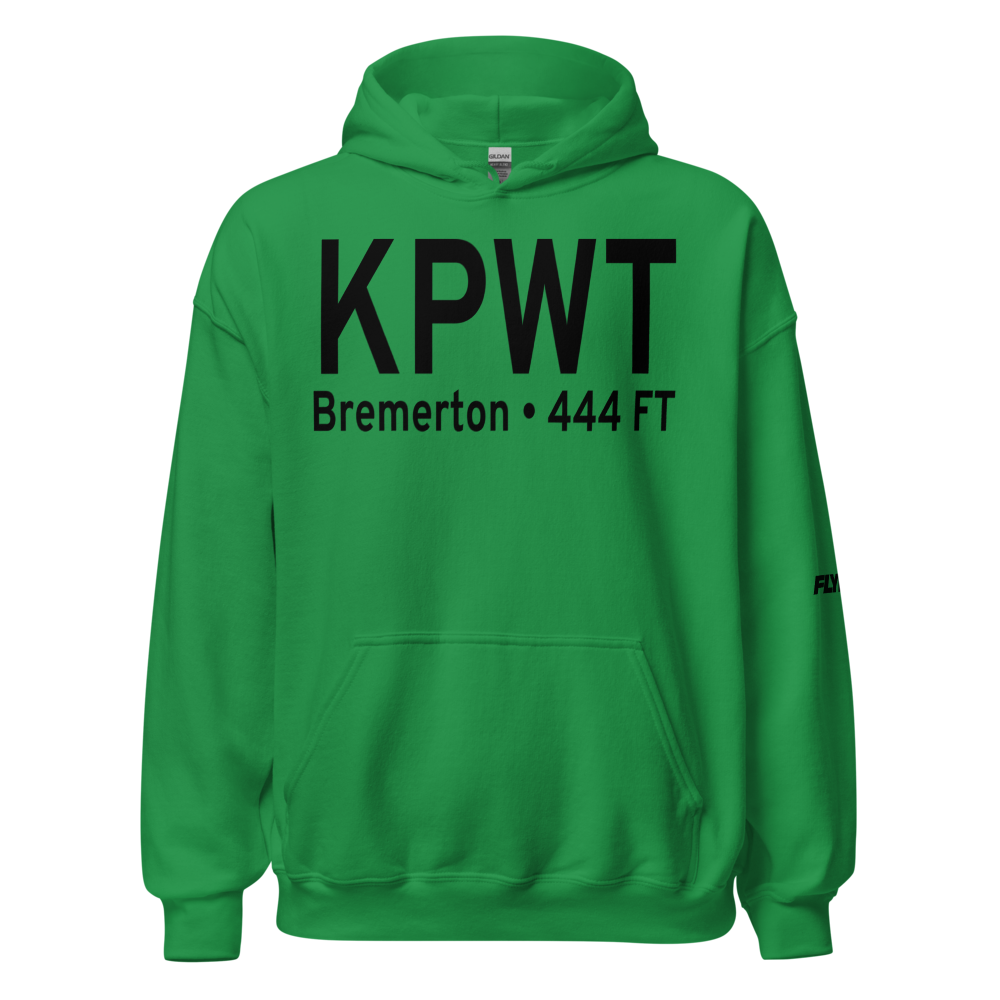 Bremerton National Airport (KPWT) ICAO Hoodie Sweatshirt 