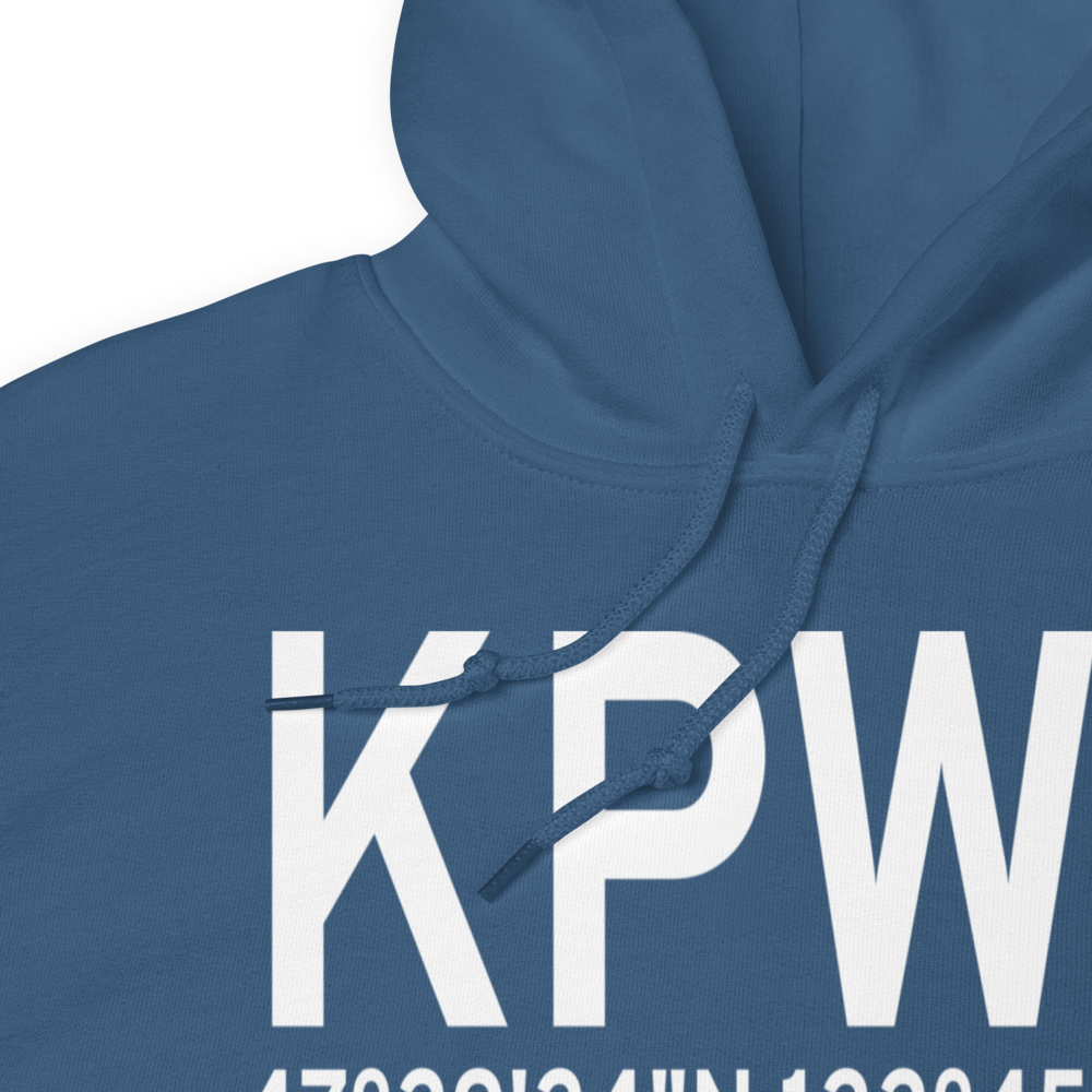 Bremerton National Airport (KPWT) ICAO Hoodie Sweatshirt 