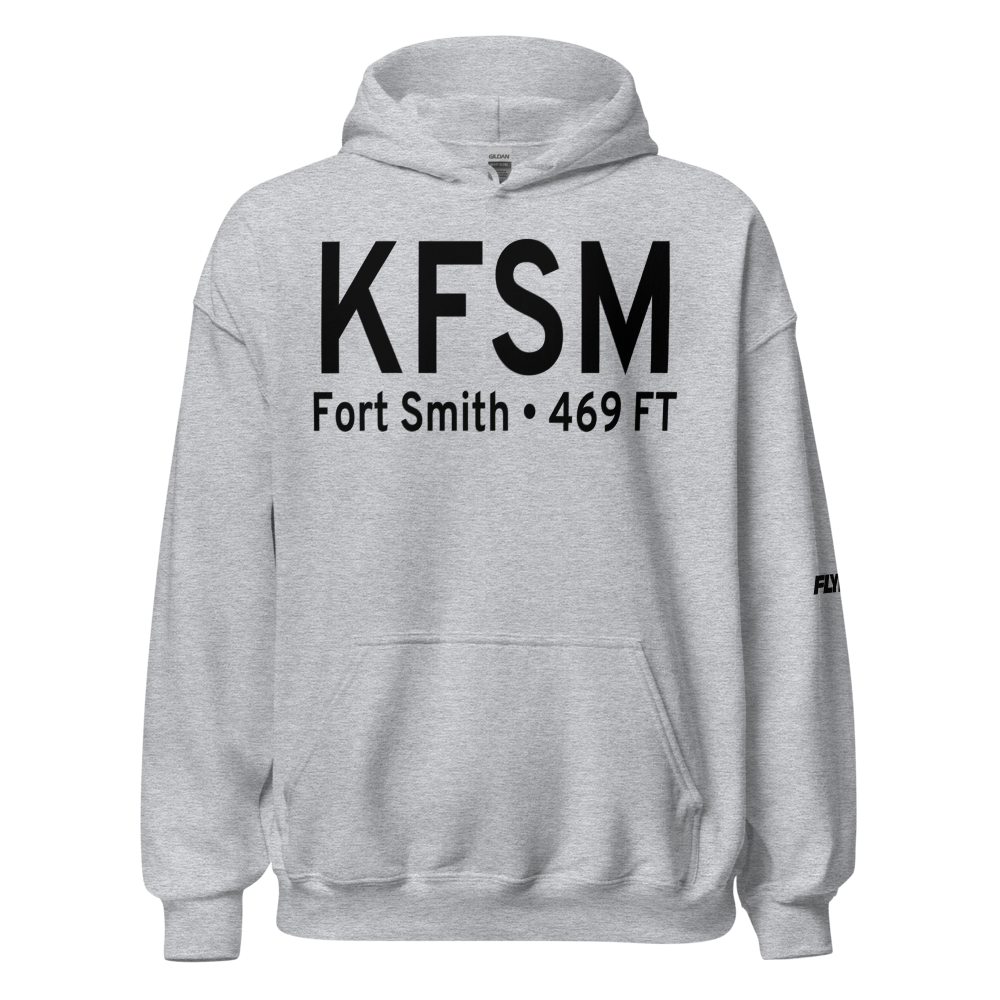 Fort Smith Regional Airport (KFSM) ICAO Hoodie Sweatshirt 