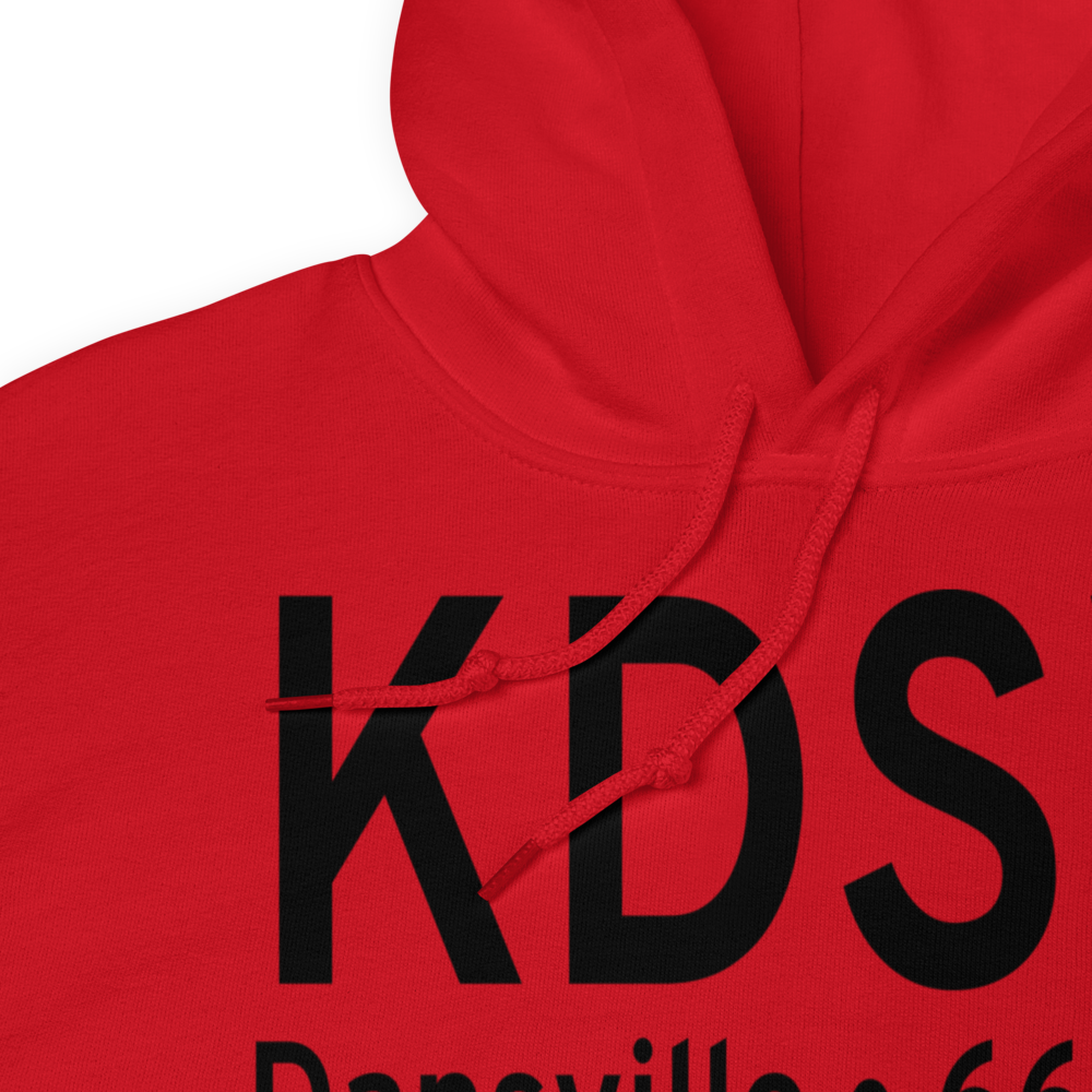 Dansville Municipal Airport (KDSV) ICAO Hoodie Sweatshirt 