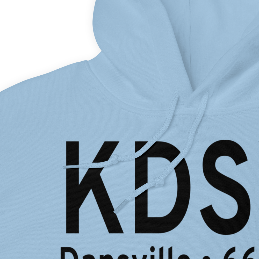 Dansville Municipal Airport (KDSV) ICAO Hoodie Sweatshirt 