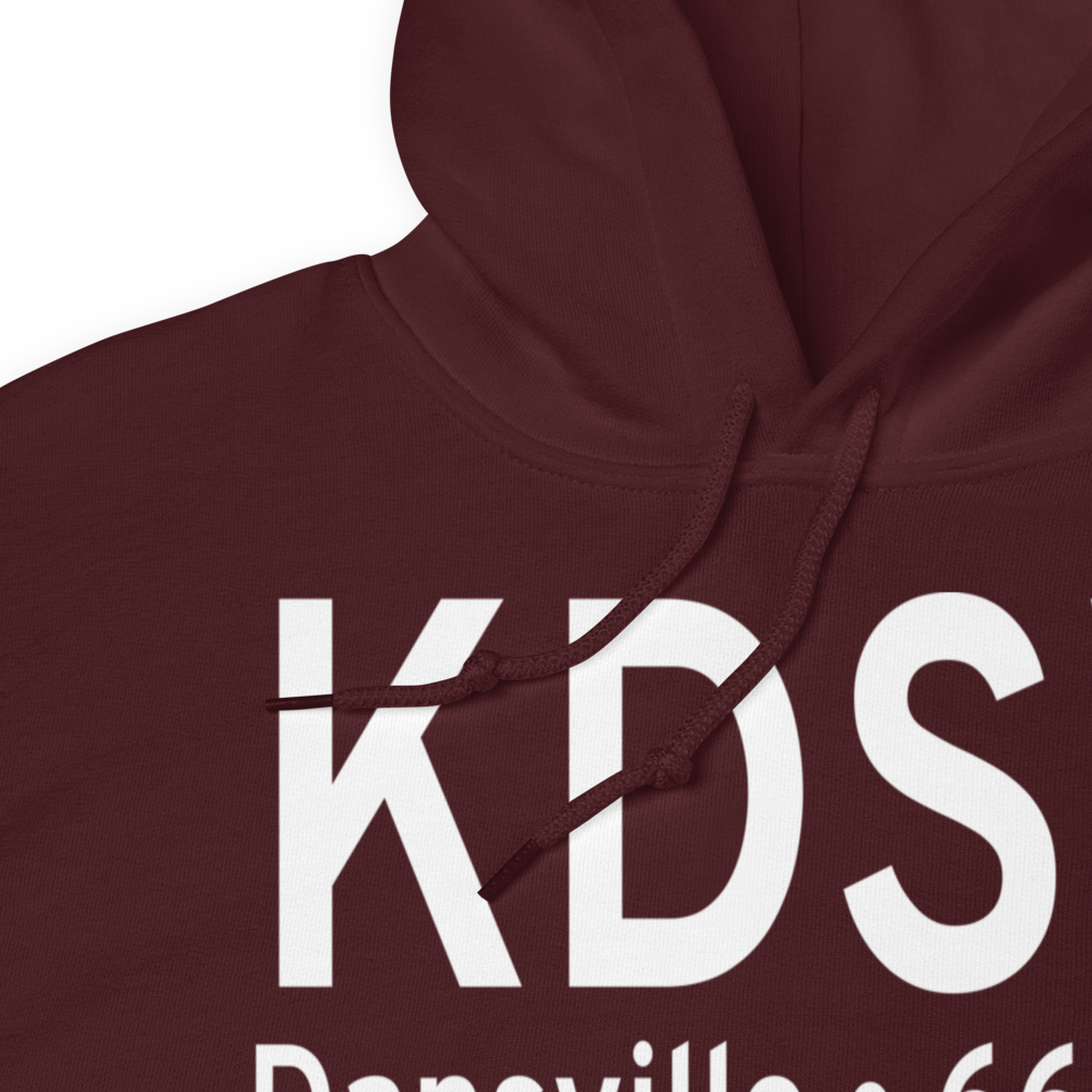 Dansville Municipal Airport (KDSV) ICAO Hoodie Sweatshirt 