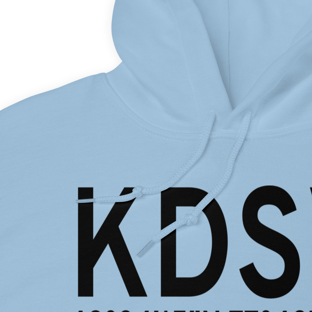 Dansville Municipal Airport (KDSV) ICAO Hoodie Sweatshirt 