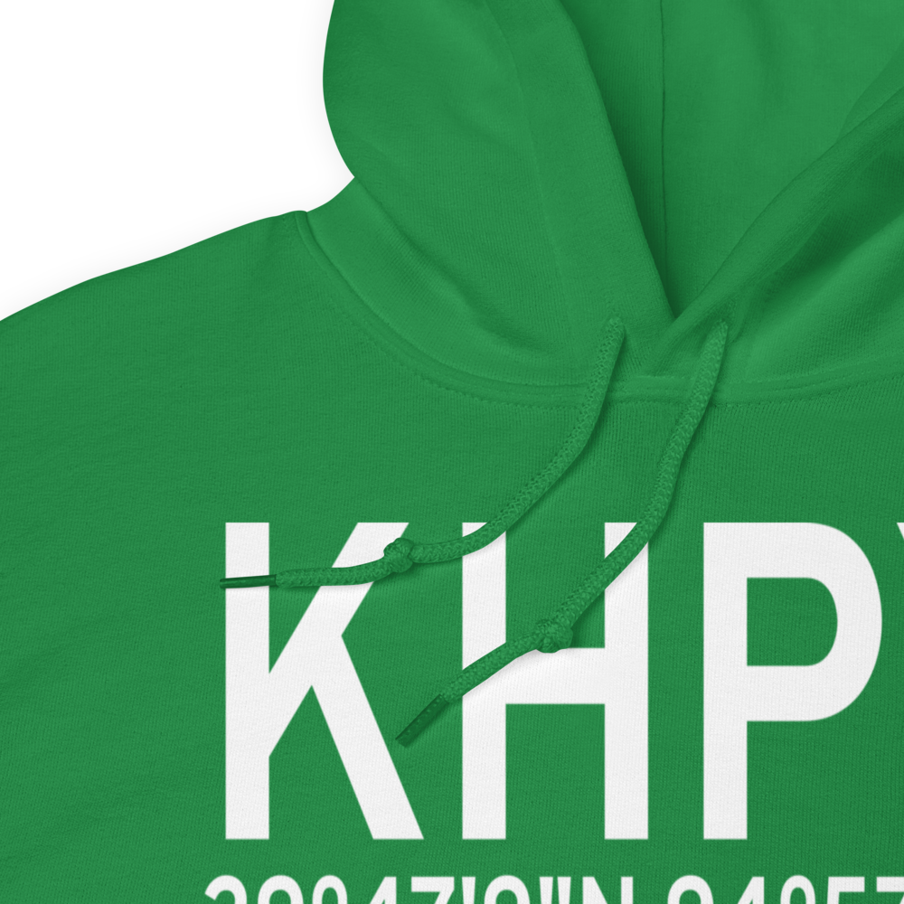 Baytown Airport (KHPY) ICAO Hoodie Sweatshirt 