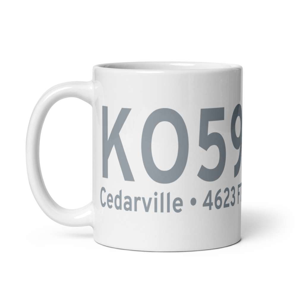 Cedarville Airport (KO59) ICAO Mug 