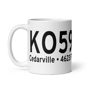 Cedarville Airport (KO59) ICAO Mug