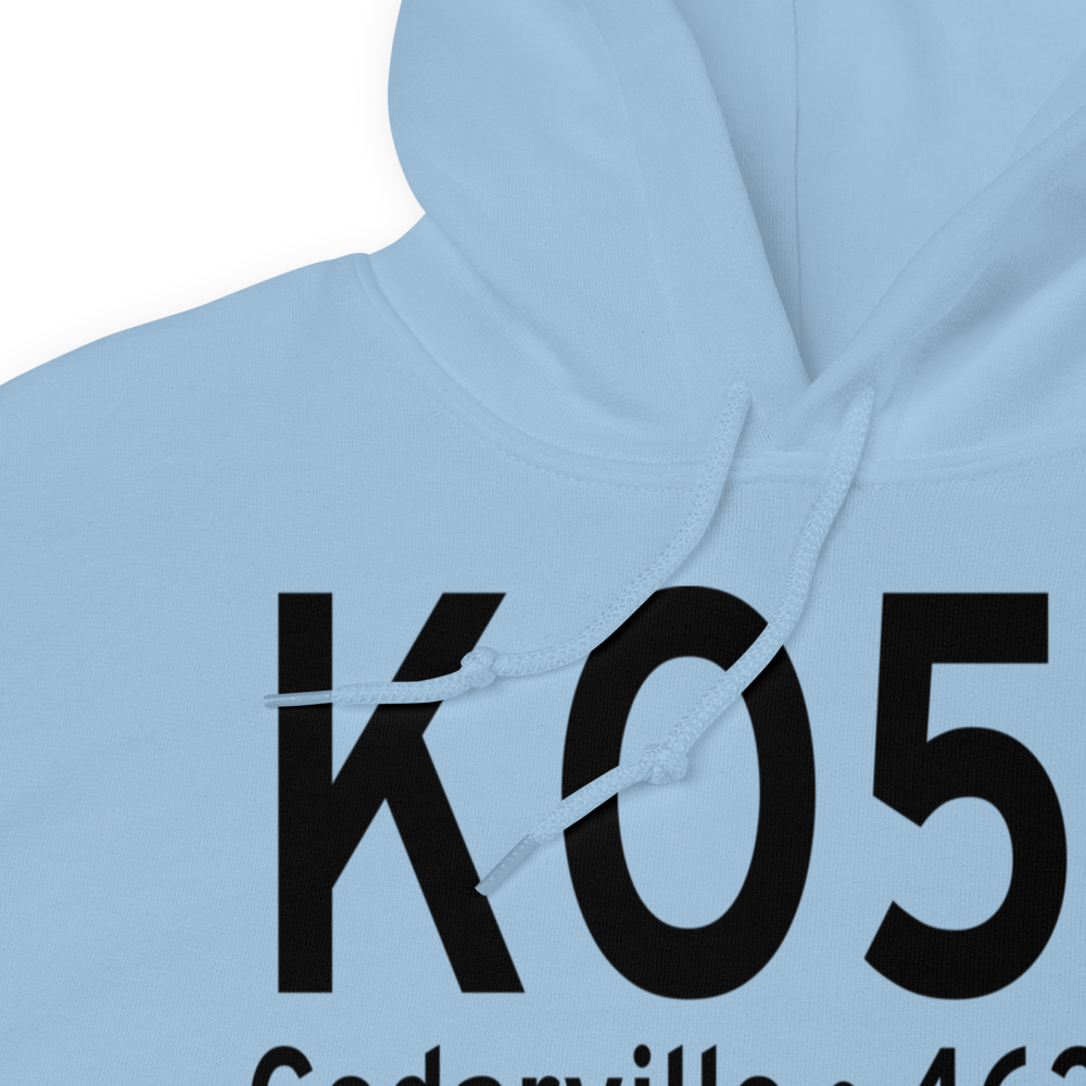 Cedarville Airport (KO59) ICAO Hoodie Sweatshirt 