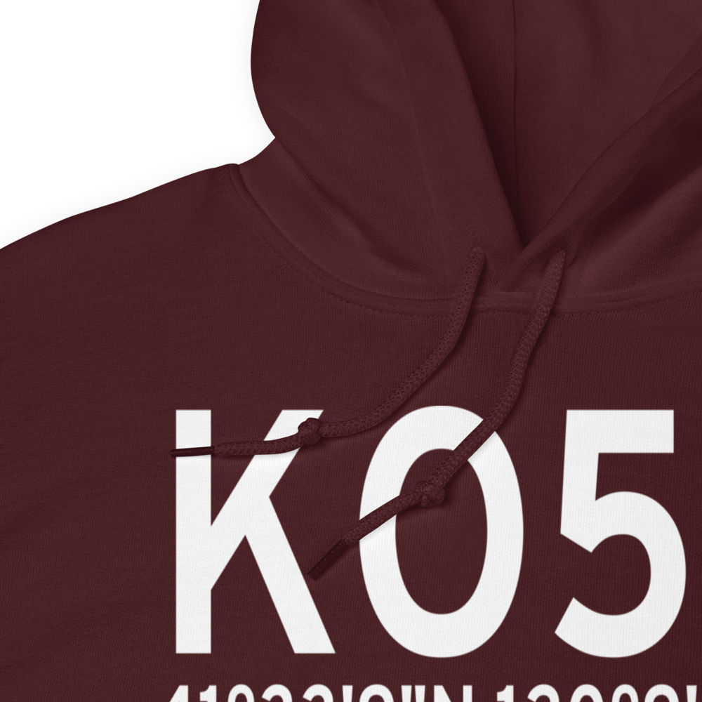 Cedarville Airport (KO59) ICAO Hoodie Sweatshirt 