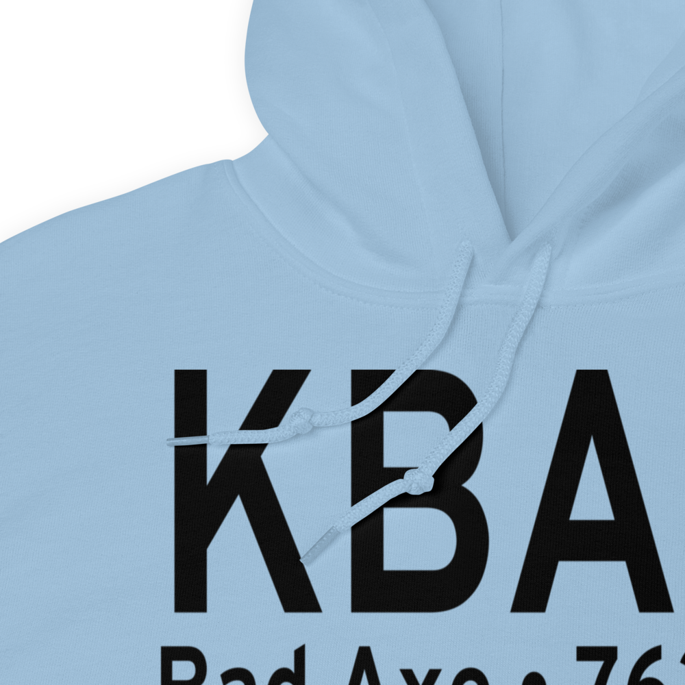 Huron County Memorial Airport (KBAX) ICAO Hoodie Sweatshirt 