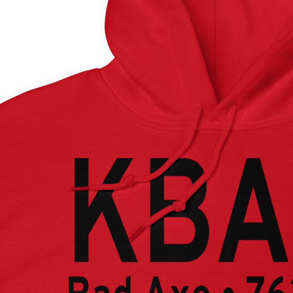 Huron County Memorial Airport (KBAX) ICAO Hoodie Sweatshirt 