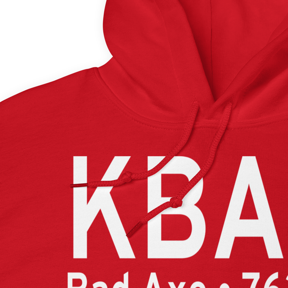 Huron County Memorial Airport (KBAX) ICAO Hoodie Sweatshirt 