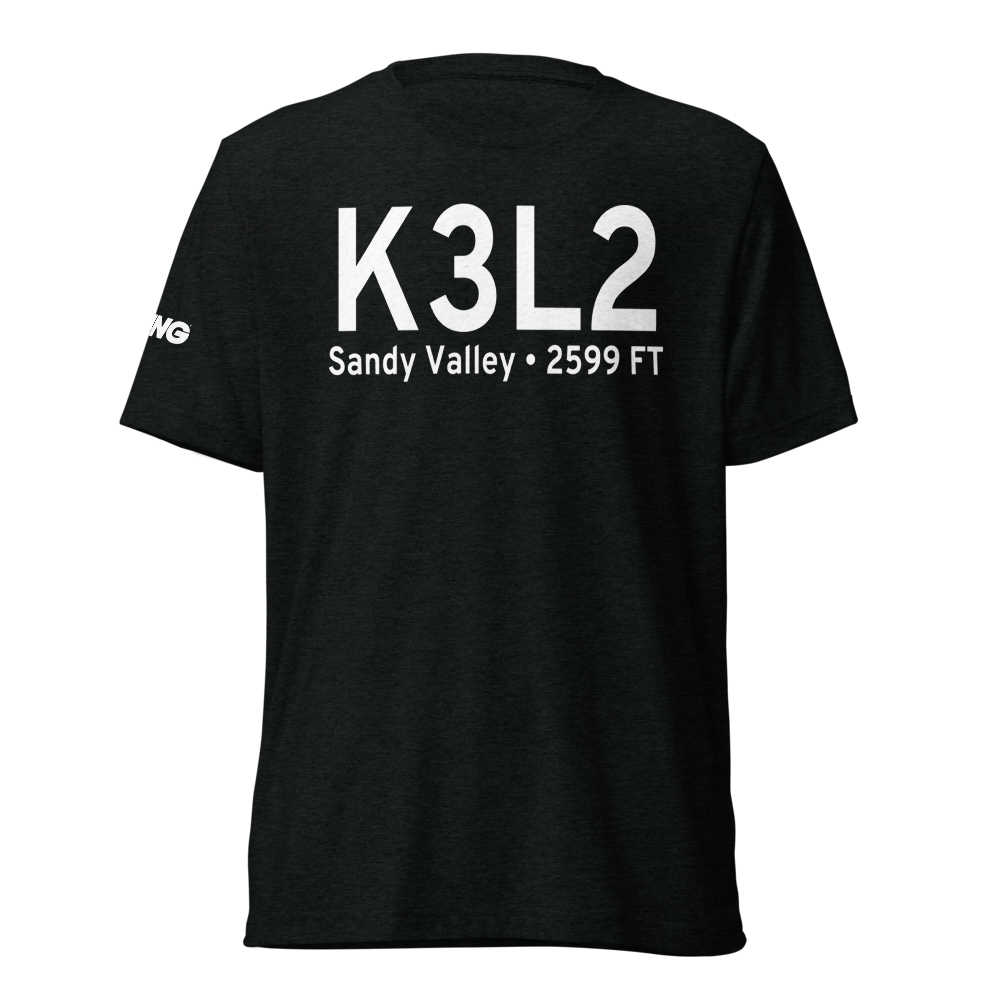 Sky Ranch Airport (K3L2) ICAO Tri-blend T-Shirt 