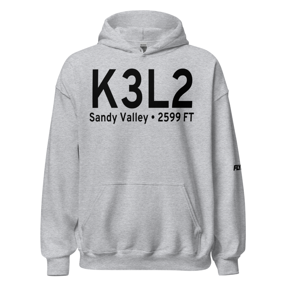 Sky Ranch Airport (K3L2) ICAO Hoodie Sweatshirt 