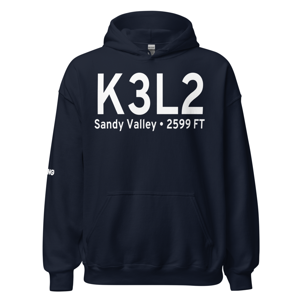 Sky Ranch Airport (K3L2) ICAO Hoodie Sweatshirt 