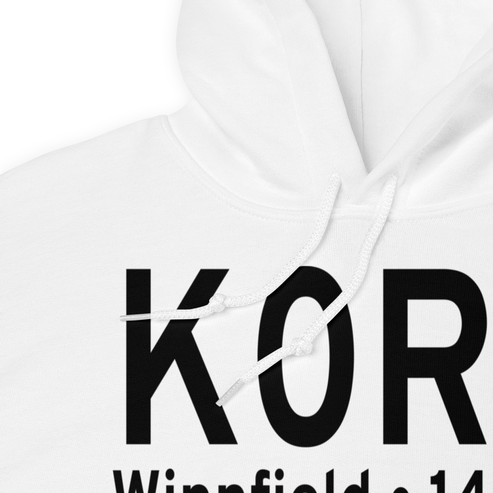 David G Joyce Airport (K0R5) ICAO Hoodie Sweatshirt 