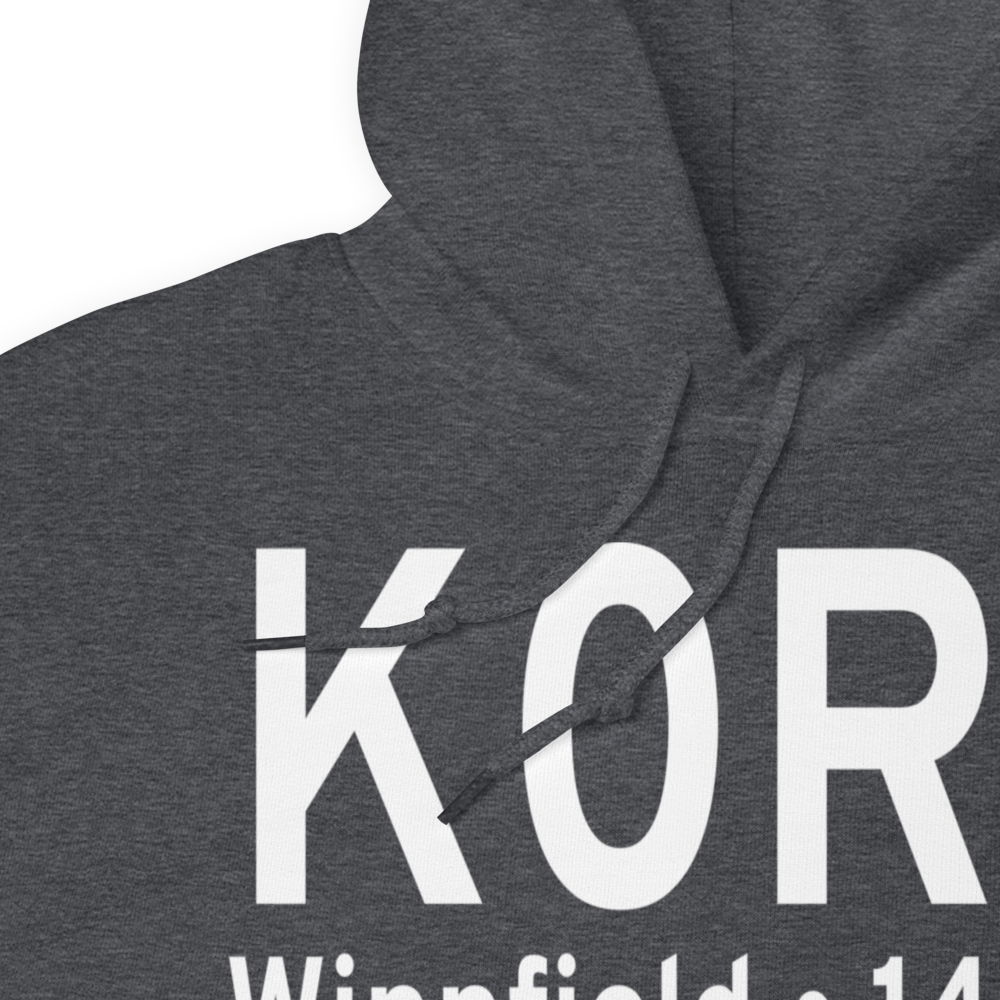 David G Joyce Airport (K0R5) ICAO Hoodie Sweatshirt 
