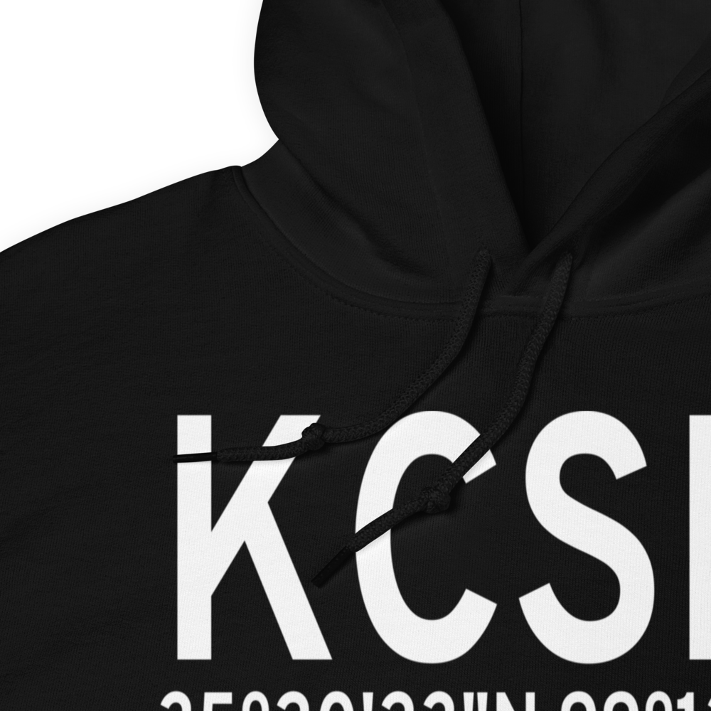 Clinton Sherman Airport (KCSM) ICAO Hoodie Sweatshirt 