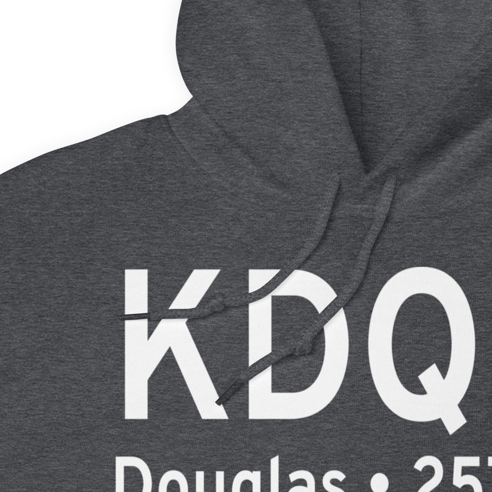 Douglas Municipal Airport (KDQH) ICAO Hoodie Sweatshirt 
