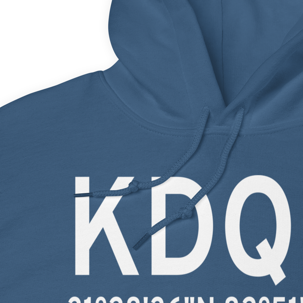 Douglas Municipal Airport (KDQH) ICAO Hoodie Sweatshirt 