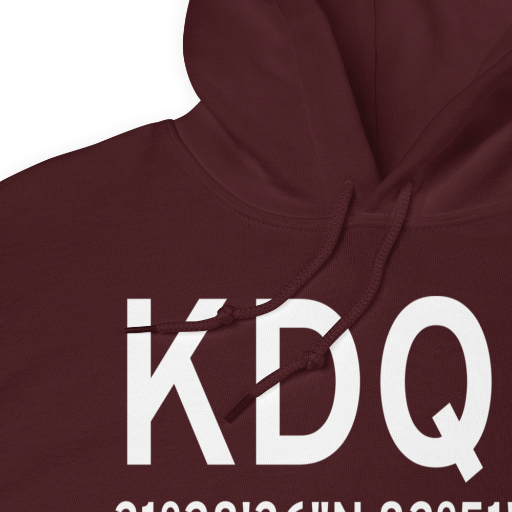 Douglas Municipal Airport (KDQH) ICAO Hoodie Sweatshirt 
