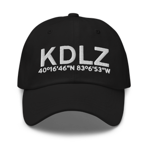 Delaware Municipal Airport (KDLZ) ICAO Hat