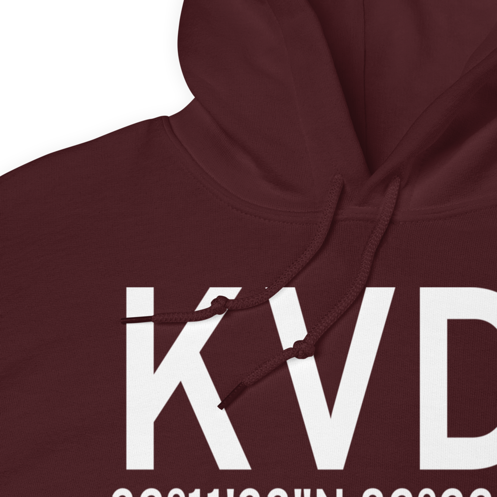 Vidalia Regional Airport (KVDI) ICAO Hoodie Sweatshirt 