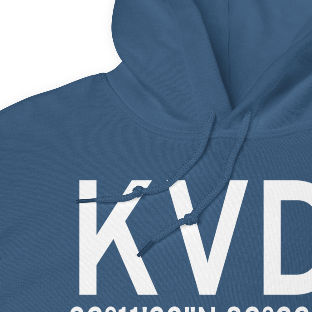 Vidalia Regional Airport (KVDI) ICAO Hoodie Sweatshirt 