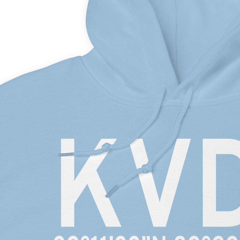 Vidalia Regional Airport (KVDI) ICAO Hoodie Sweatshirt 