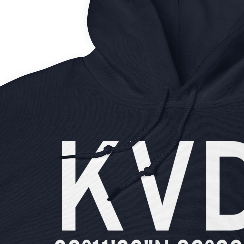 Vidalia Regional Airport (KVDI) ICAO Hoodie Sweatshirt 