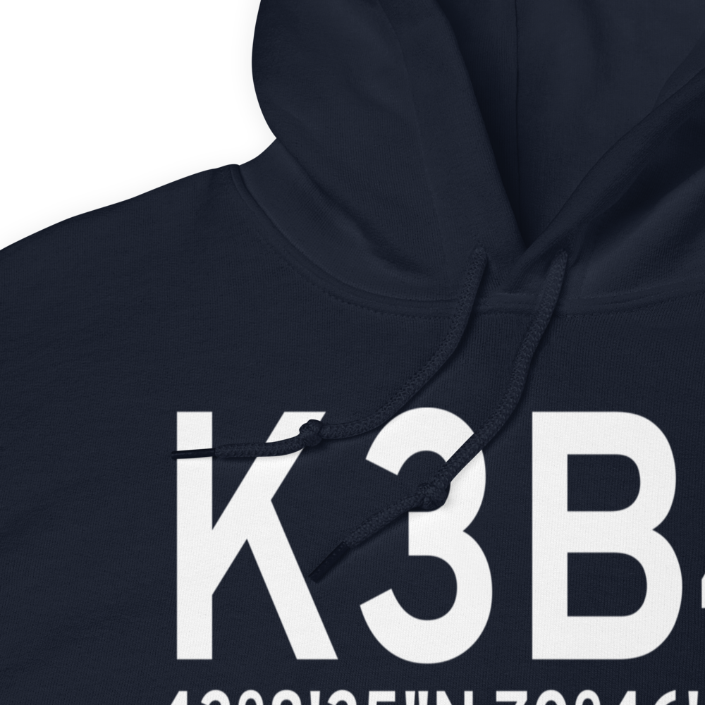 Littlebrook Air Park (K3B4) ICAO Hoodie Sweatshirt 